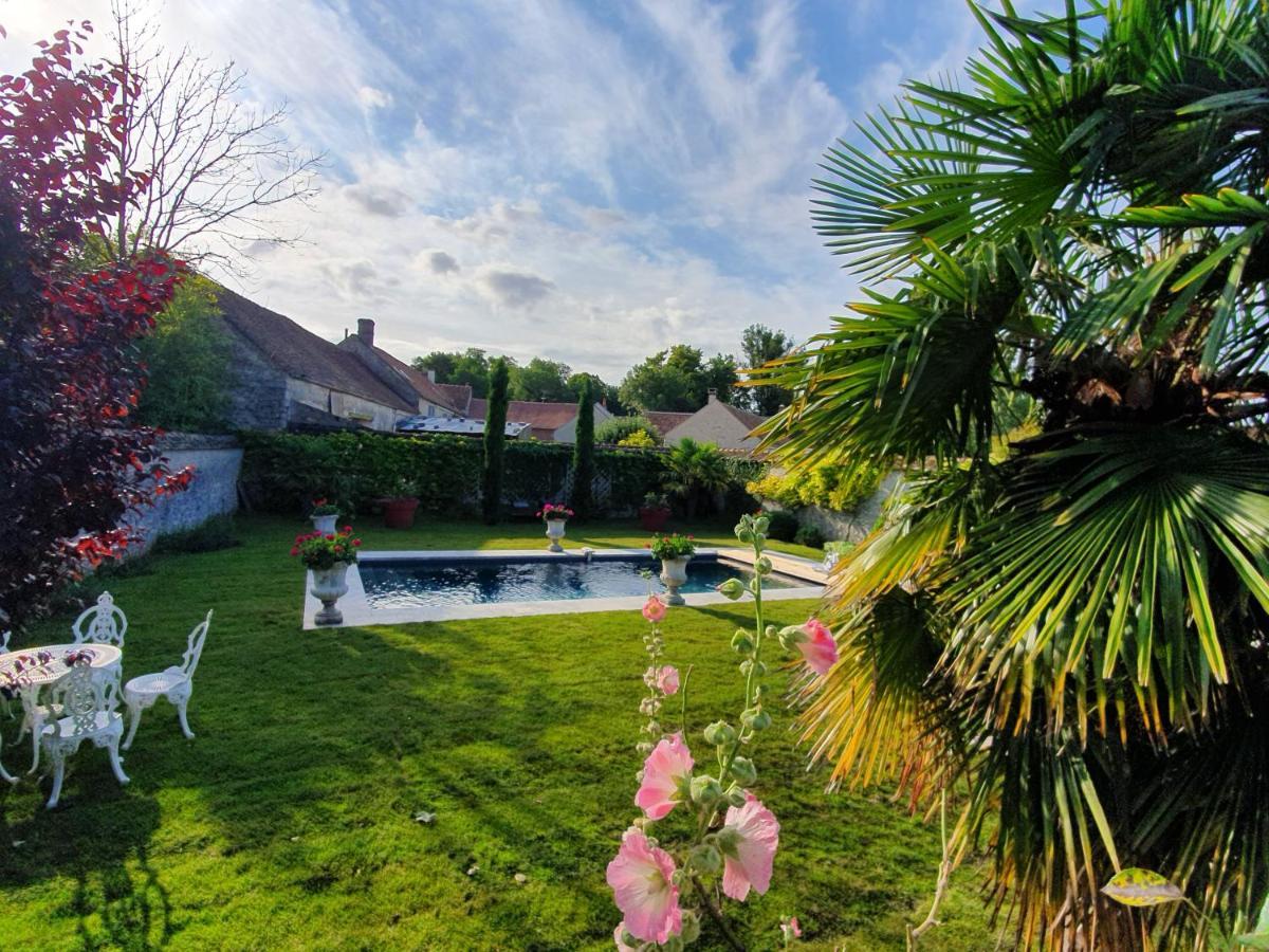 Les Glycines Bed & Breakfast Ury Exterior foto