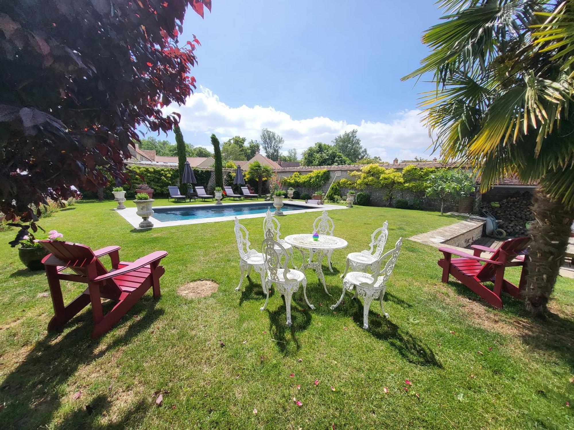 Les Glycines Bed & Breakfast Ury Exterior foto