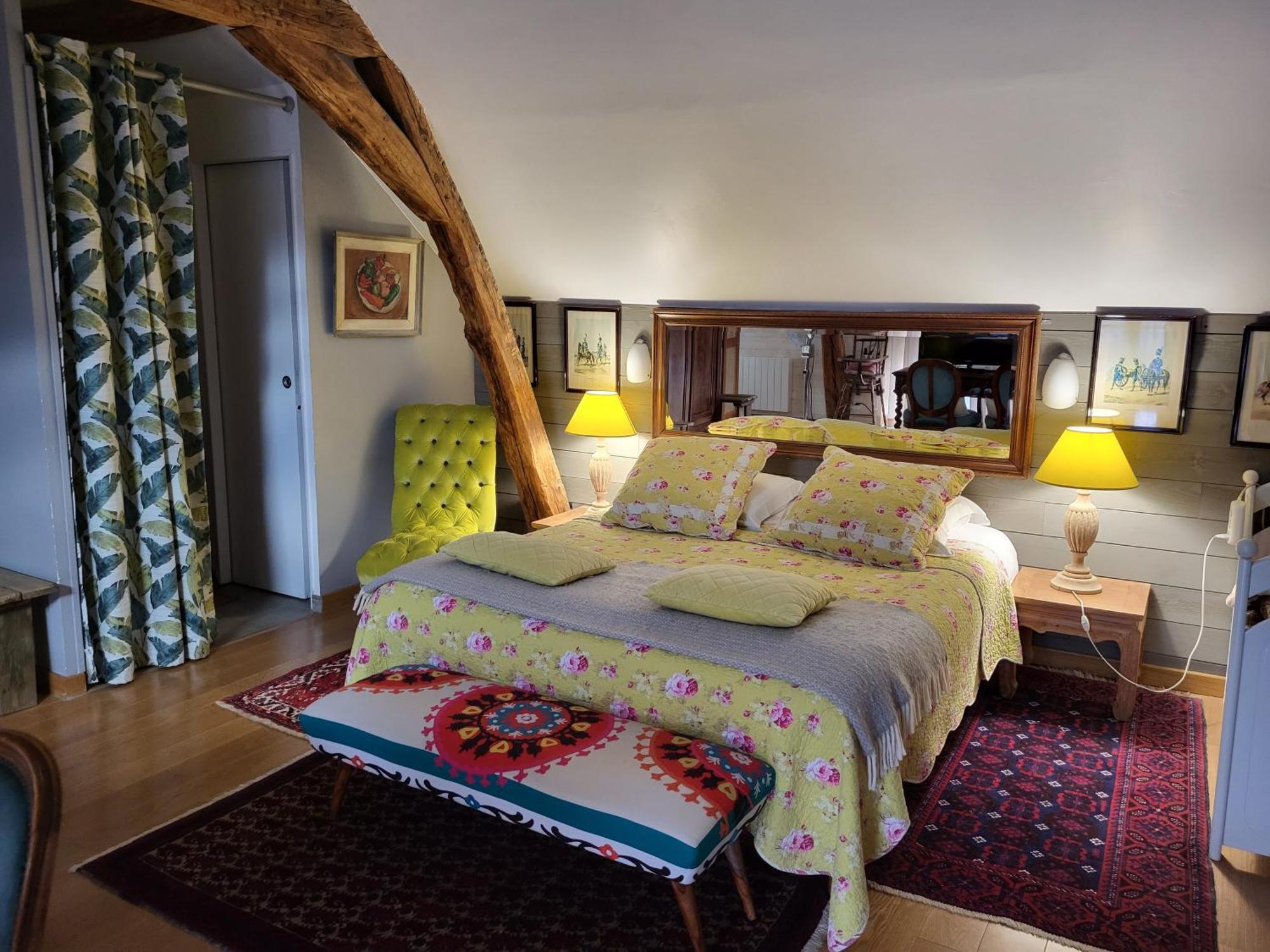 Les Glycines Bed & Breakfast Ury Exterior foto